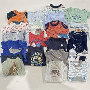 6M-9M Boys Summer Onsies & Tank Tops
